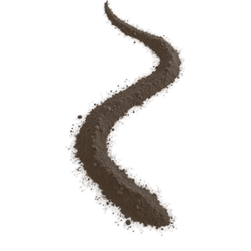 Path, drawn in coffee grounds